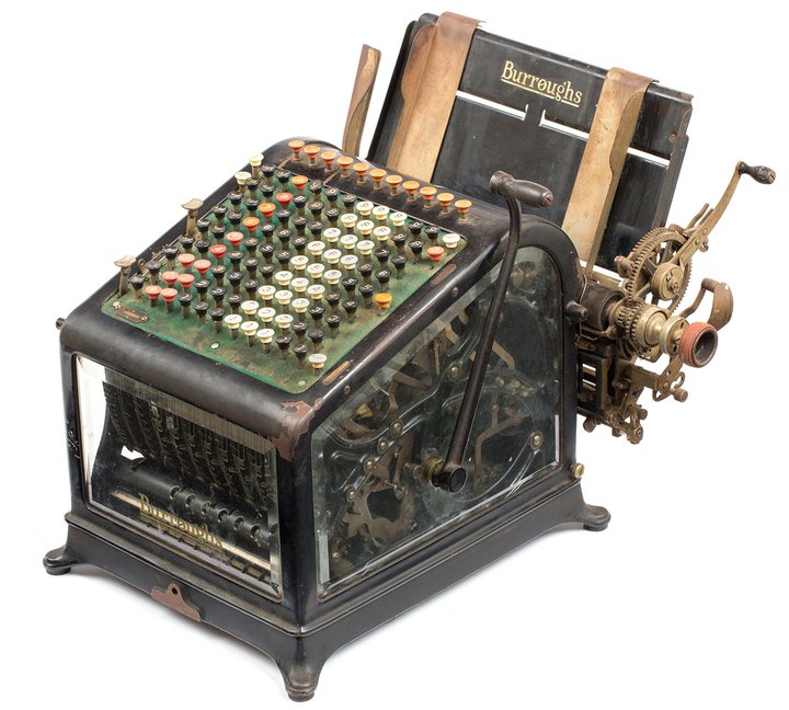 History of invoices - Burroughs machine