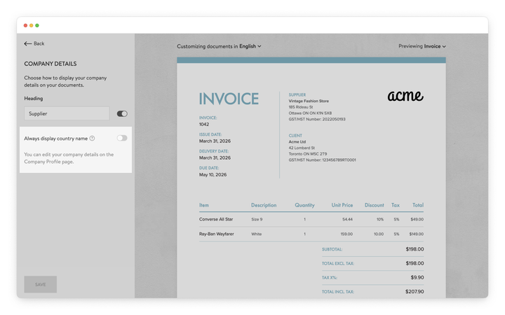always display country names