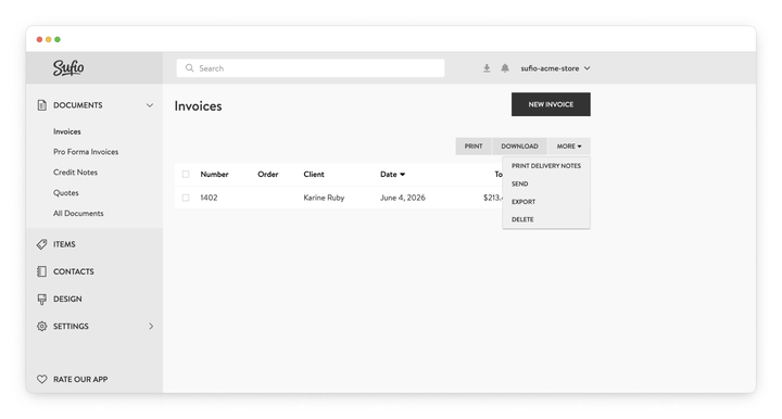send invoices to multiple customers