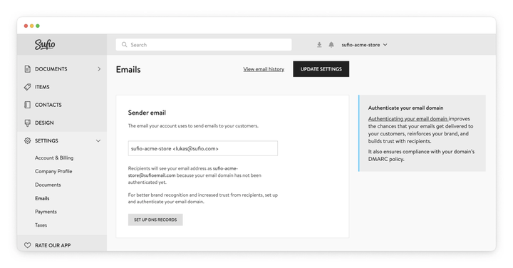 Set up DNS records
