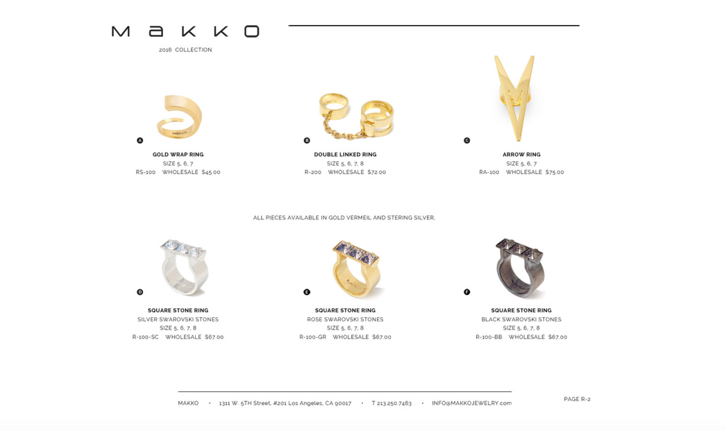 Makko Line sheet