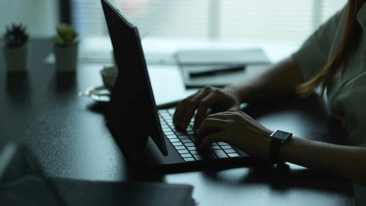 Age checks 2026 woman typing