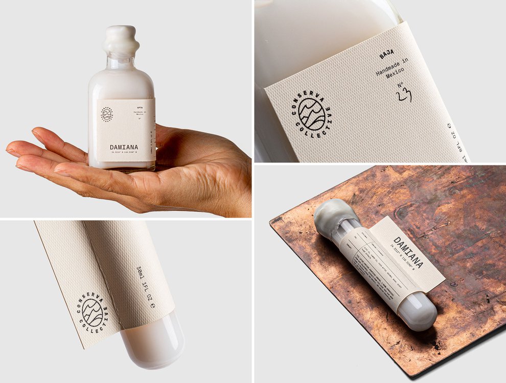 Conserva collective lotion cream bottles cosmetics packaging by peltan brosz