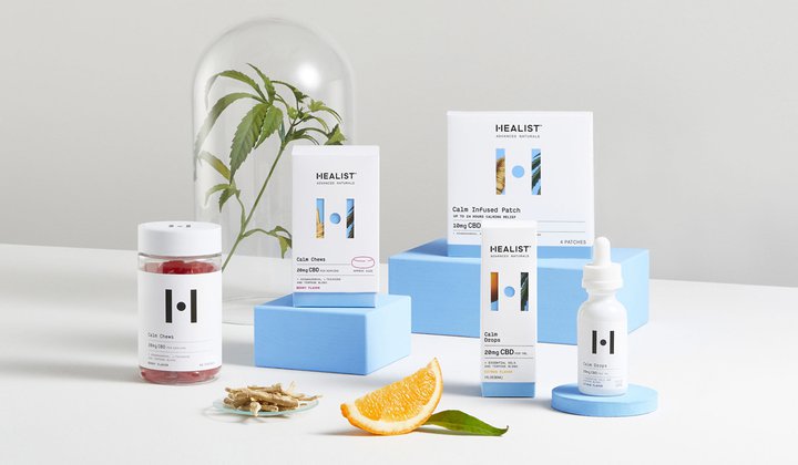 Healist advanced naturals cbd oil packaging desing