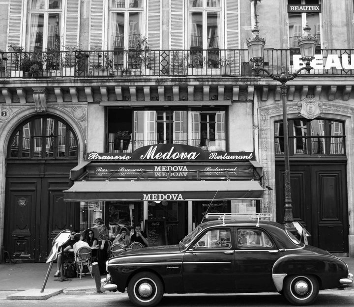 Historic business Paris street