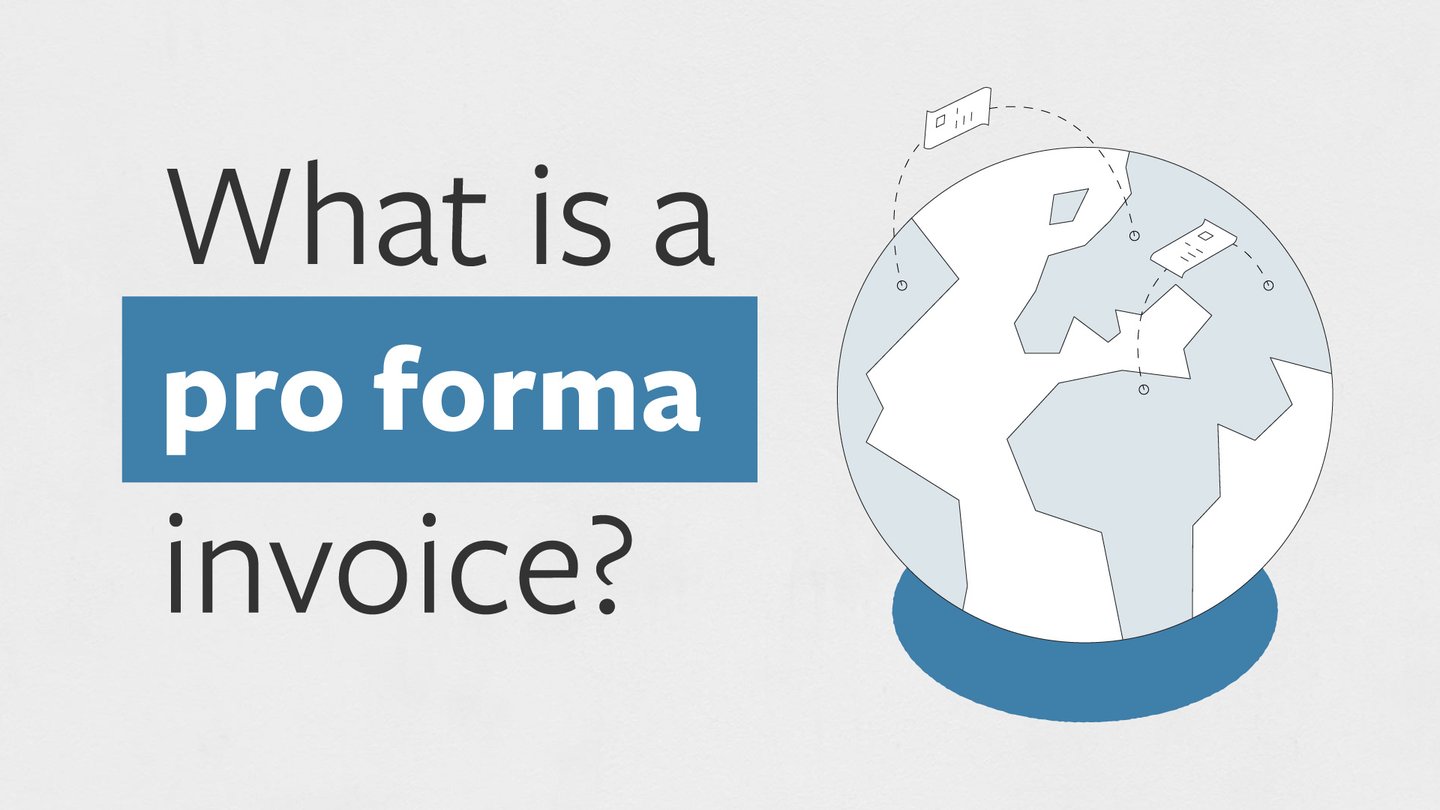 What is a pro forma invoice sufio