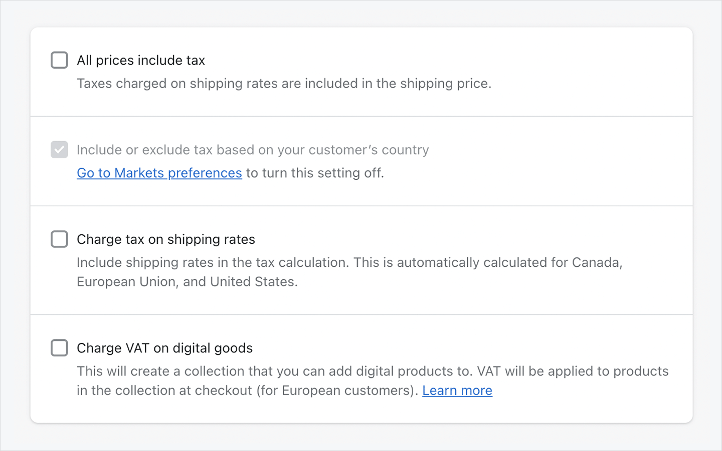 Set up Austrian taxes in your Shopify store - Sufio for Shopify