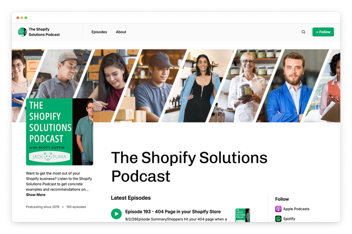 Shopify solutions podcast Scott Austin