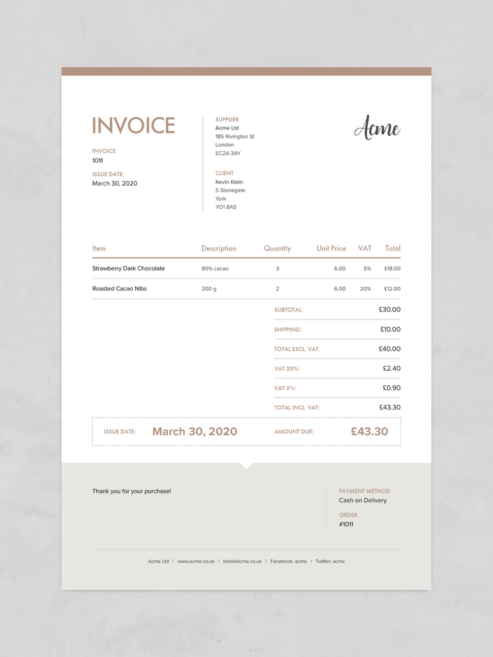 send invoice shopify